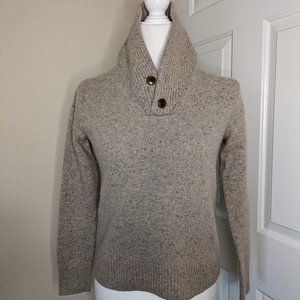 J. Crew women’s sweater size S beige tan tight knit